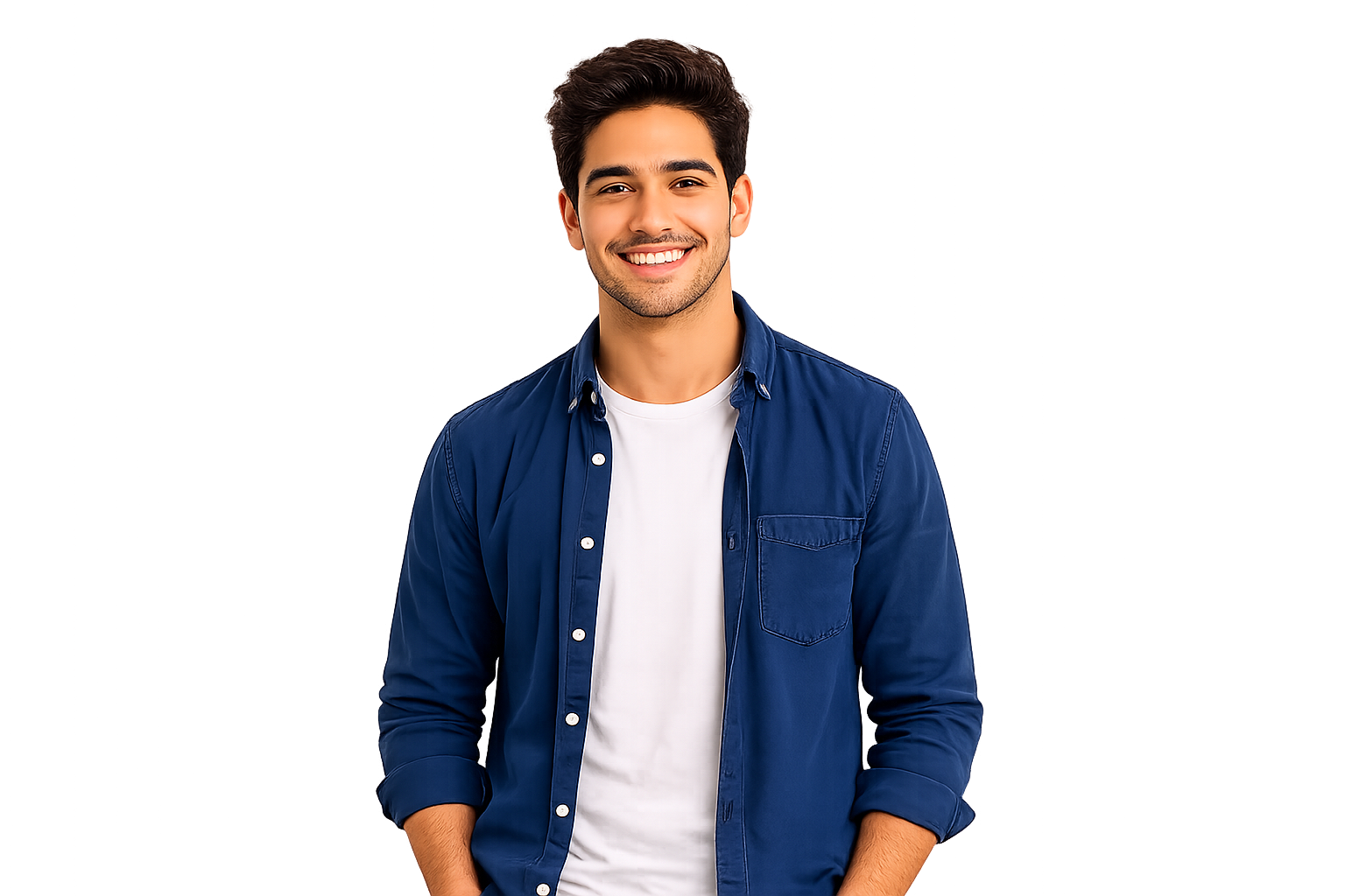 Smiling CRM team member